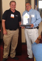 Vince Constande accepted the award at a luncheon Friday, July 20th at the Ramada Inn at the Virginia Beach Ocean Front.